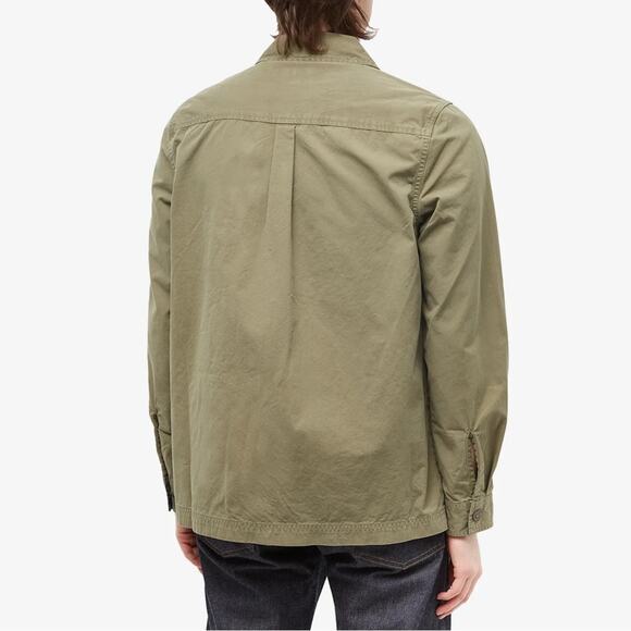 NWT Barbour Tollgate Overshirt Military Shirt Agave Green Size Small - Picture 3 of 8